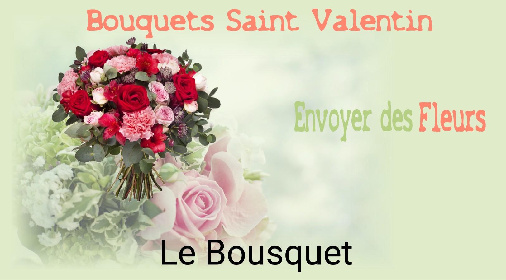 Roses de Saint-Valentin livrées à Le Bousquet